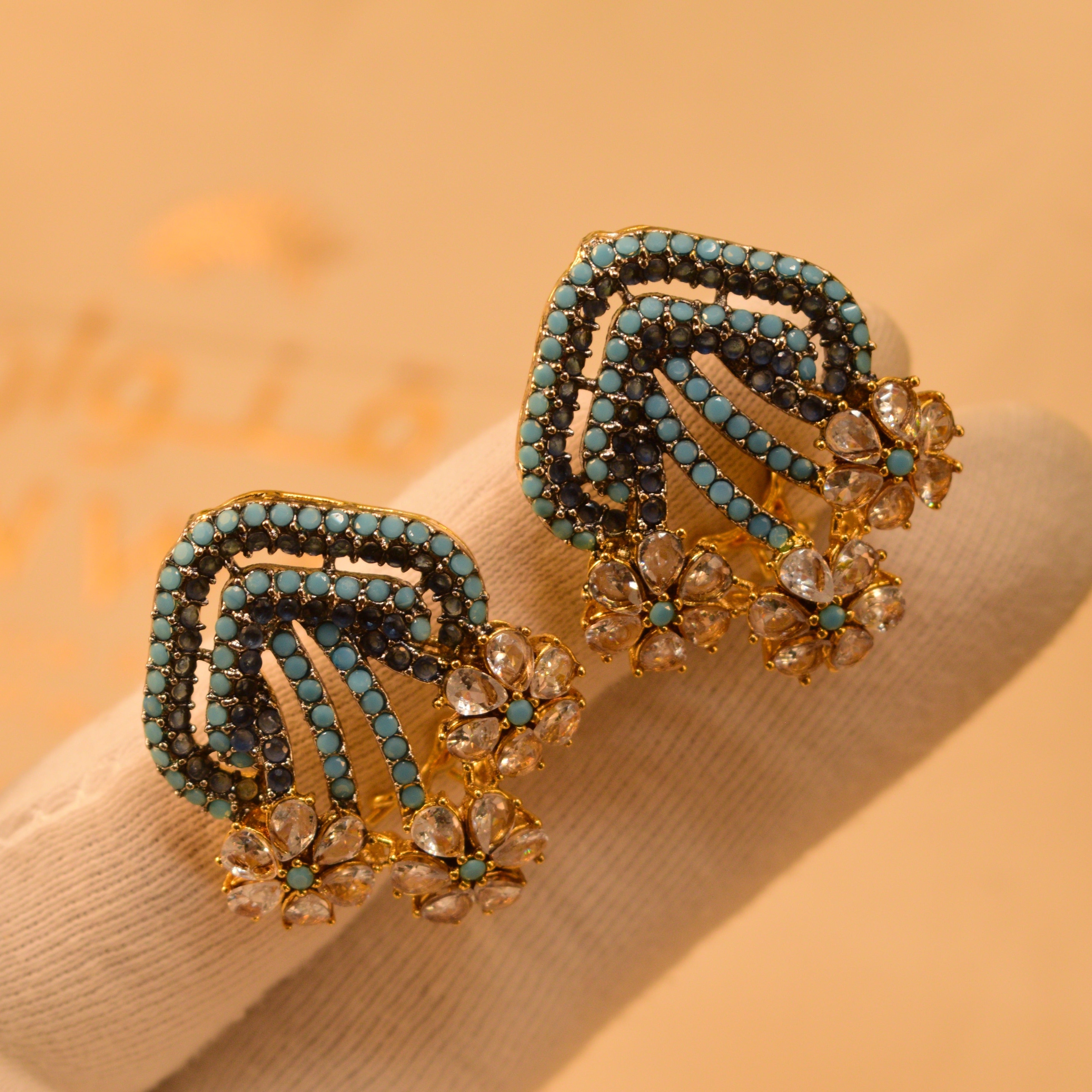 Beautiful Real Stones Earrings For Girls/women