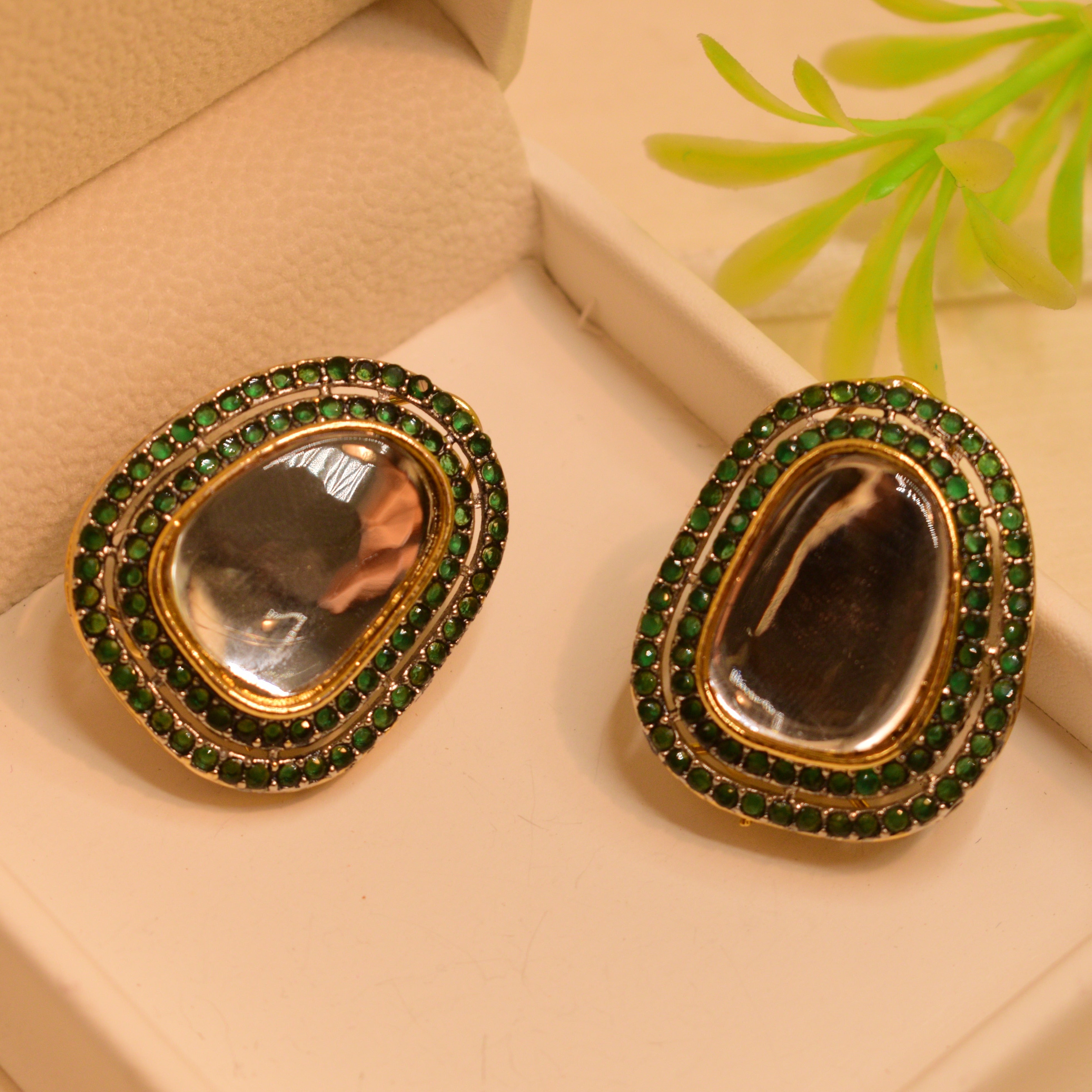 Elegant Real Gemstones Earrings for Girls/Women