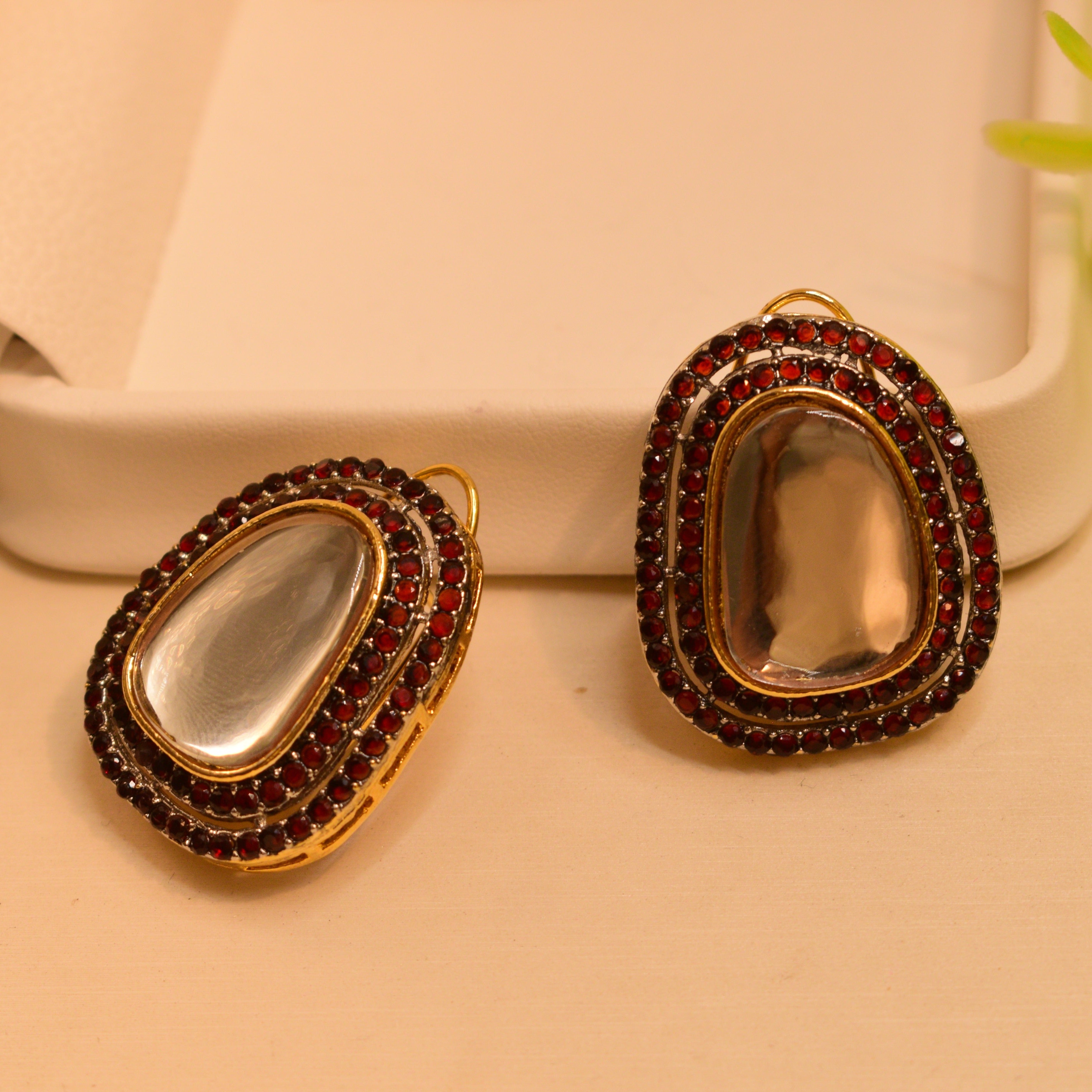 Elegant Real Gemstones Earrings for Girls/Women