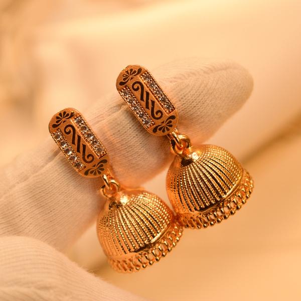 Luxury Beautiful 24K Gold Plated Earrings For Girls/women