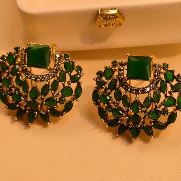 Glamorous Fancy Design Real Stones Earrings for Girls/Women