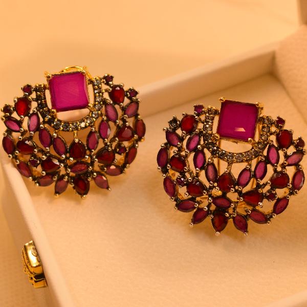 Glamorous Fancy Design Real Stones Earrings for Girls/Women