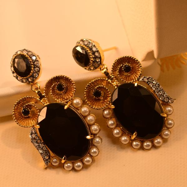 Gorgeous Design Real Stone Jarao Earrings for Girls/Women