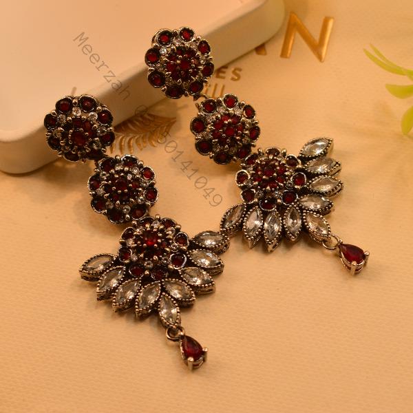 Gorgeous Fancy Design Real Stones Earrings for Girls/Women