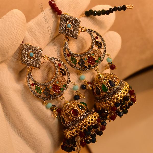 Elegant Glamorous Design Real Stones Earrings for Girls/Women