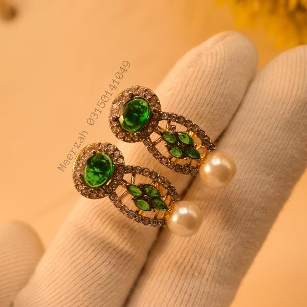 Luminous Beautiful Design Real Stones Earrings for Girls/Women