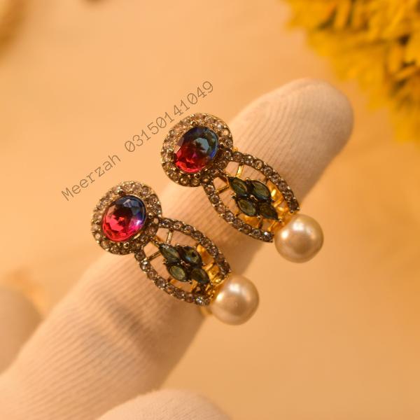 Luminous Beautiful Design Real Stones Earrings for Girls/Women