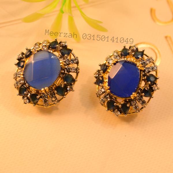 Glamorous Stylish Design Real Stones Earrings for Girls/Women