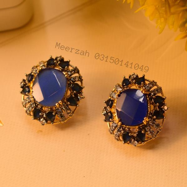 Glamorous Stylish Design Real Stones Earrings for Girls/Women