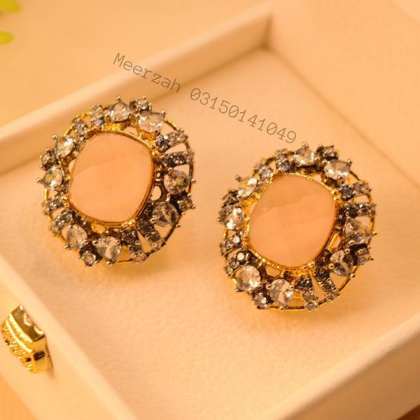 Glamorous Stylish Design Real Stones Earrings for Girls/Women