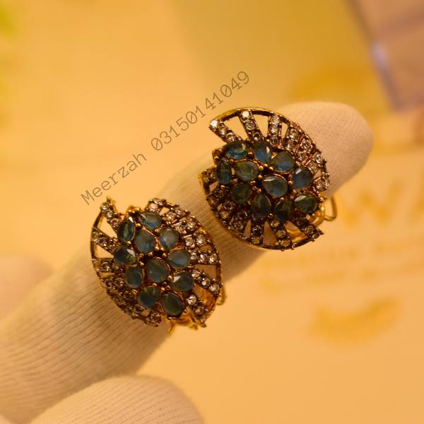 Elegant Fancy Design Real Stones Earrings for Girls/Women