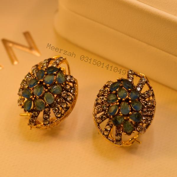 Elegant Fancy Design Real Stones Earrings for Girls/Women