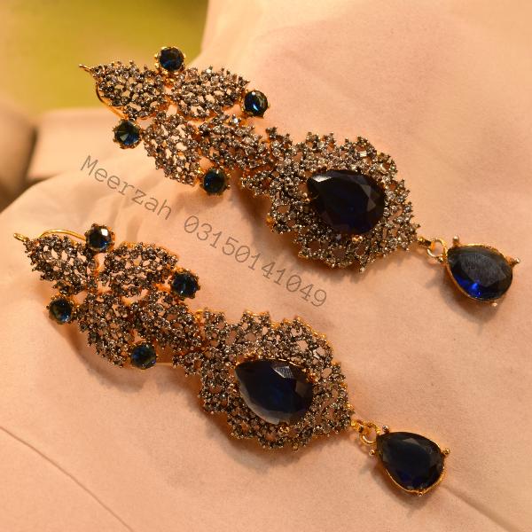 Luminous Design Real Stones Gold Plated Earrings for Girls/Women