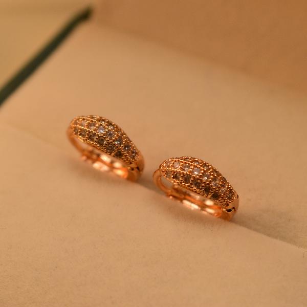 Glamorous Design Real Stones Gold Plated Earrings for Girls/Women