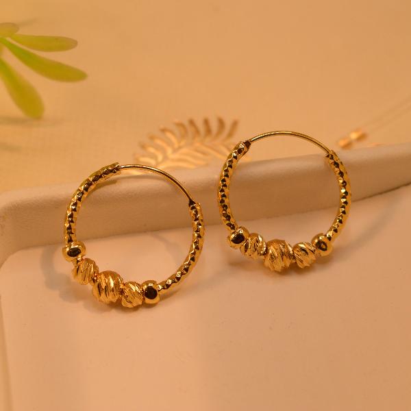 Glamorous Unique Design Gold Plated Earrings for Girls/Women