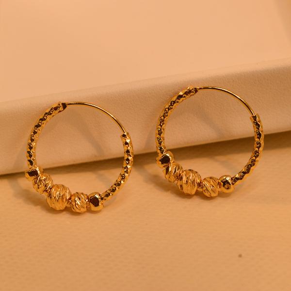 Glamorous Unique Design Gold Plated Earrings for Girls/Women