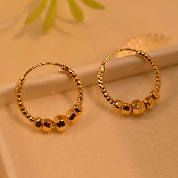 Elegant Unique Design Gold Plated Earrings for Girls/Women