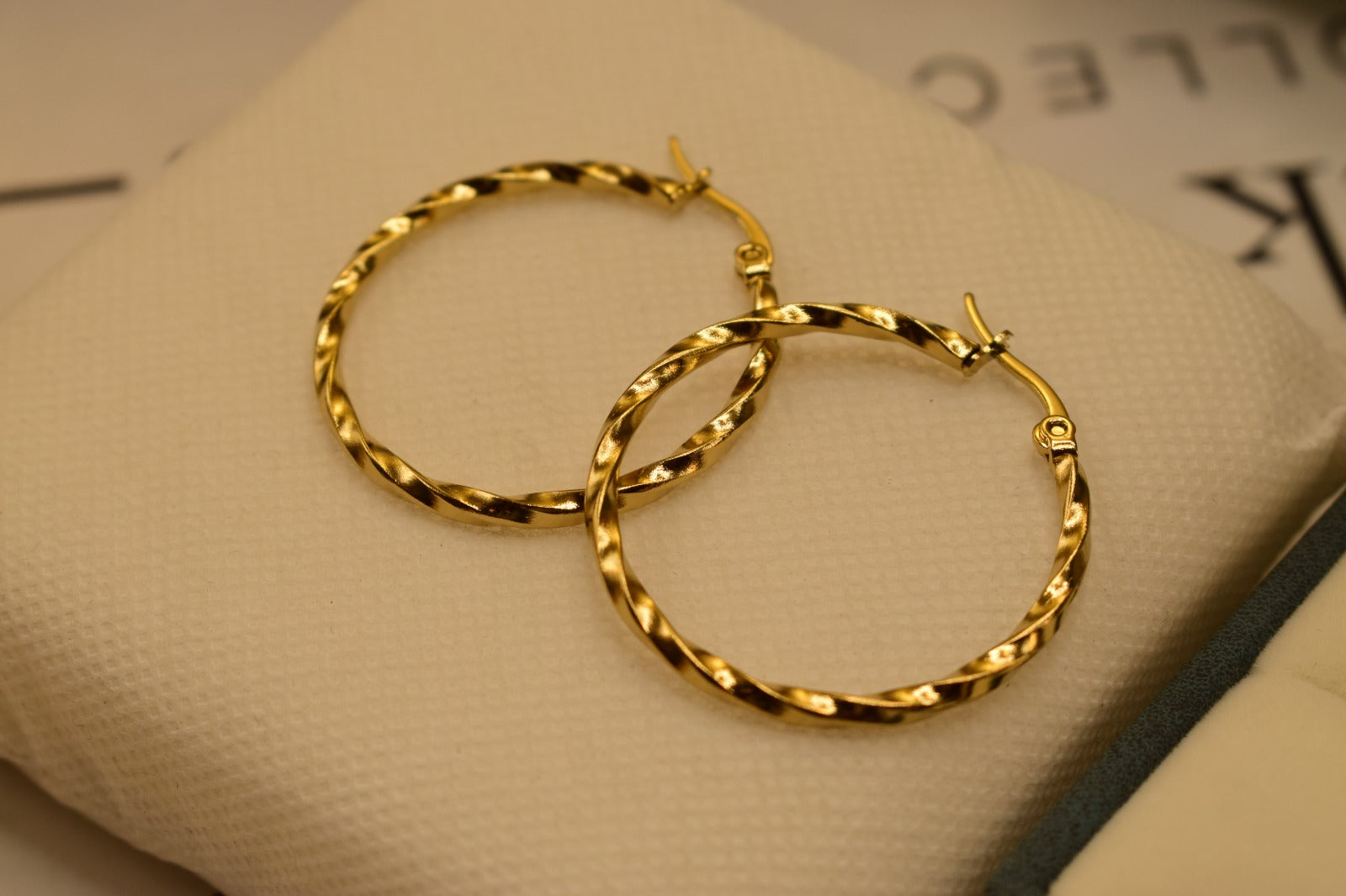 Fancy Design 28mm Golden Baliyan Earrings For Girls/Women