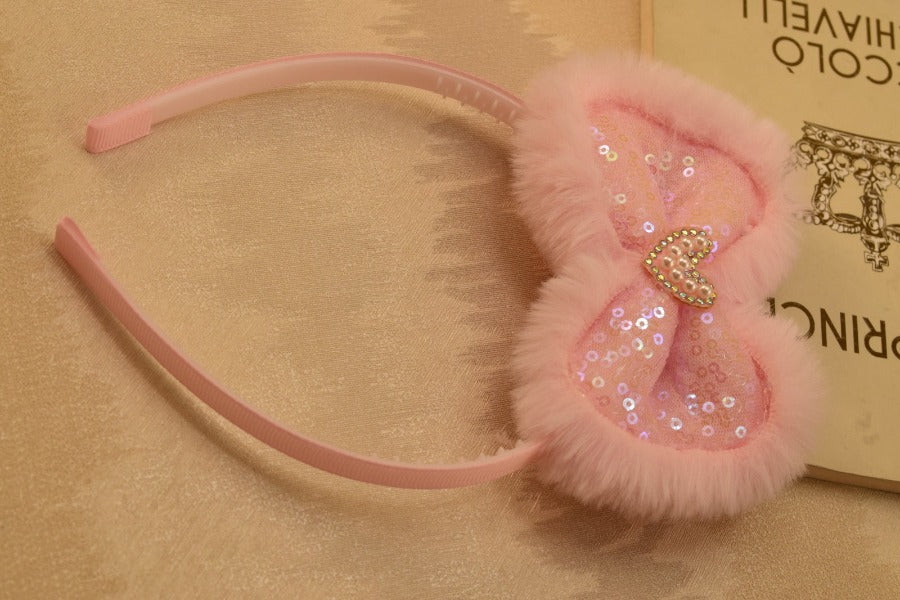 Fancy Knot Style Pink Hair Bands for Kids/Girls