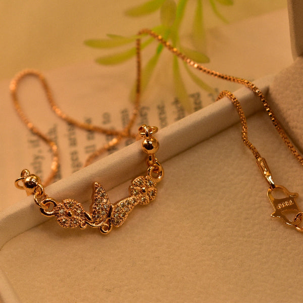 Gorgeous Design Gold Plated Crystal Stones Pendant for Girls/Women