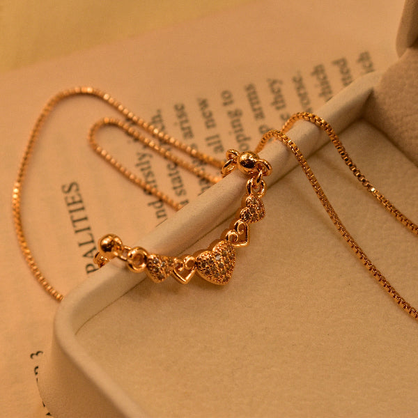 Fancy Design Gold Plated Crystal Stones Pendant for Girls/Women