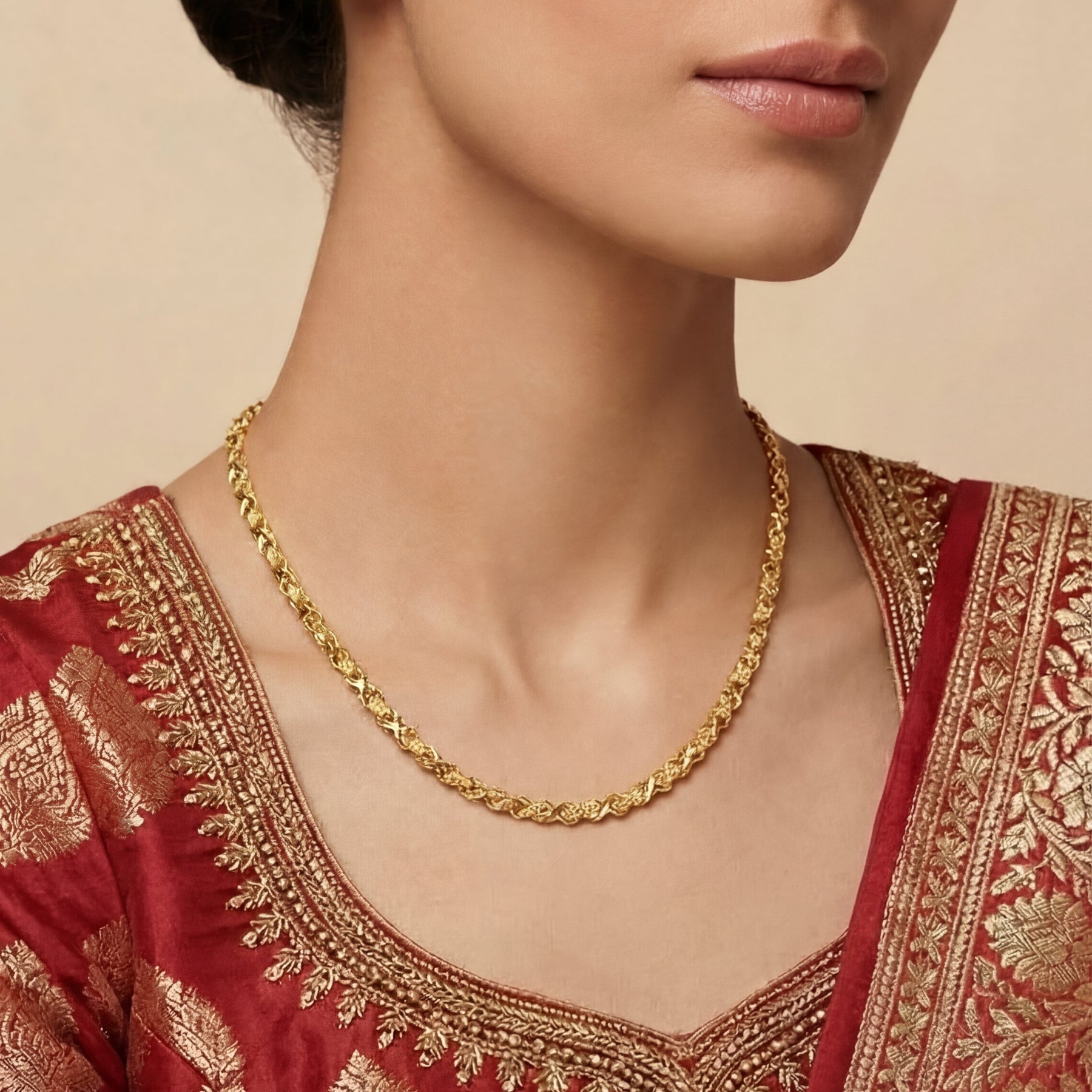 Glamorous Unique Design 24K Gold Plated Pendant for Girls/Women