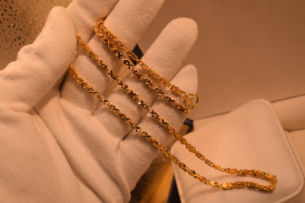 Glamorous Unique Design 24K Gold Plated Pendant for Girls/Women