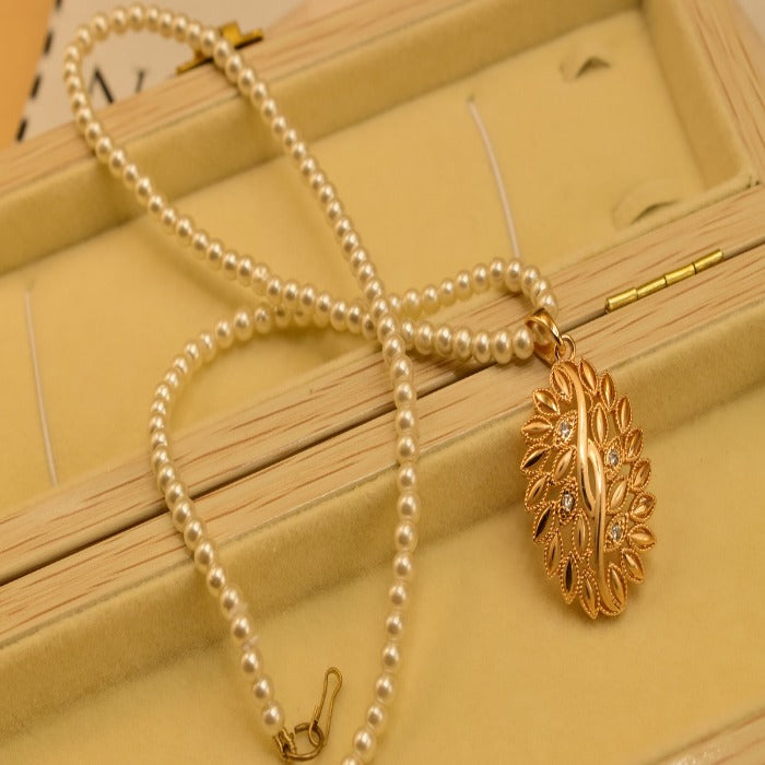 Elegant Gold Plated New Stylish Mala Chain for Girls/Women