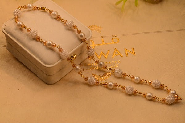 Fancy Design Mala With Pearls For Girls/Woman