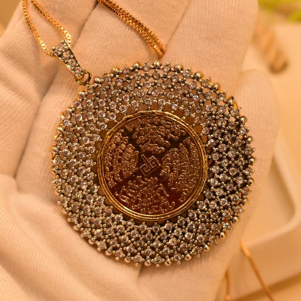 Glamorous Design Gold Plated Religious Mala for Girls/Women