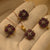 Elegant Design Zircon Purple Stone Jarao Necklace Set With Ring for Girls/Women