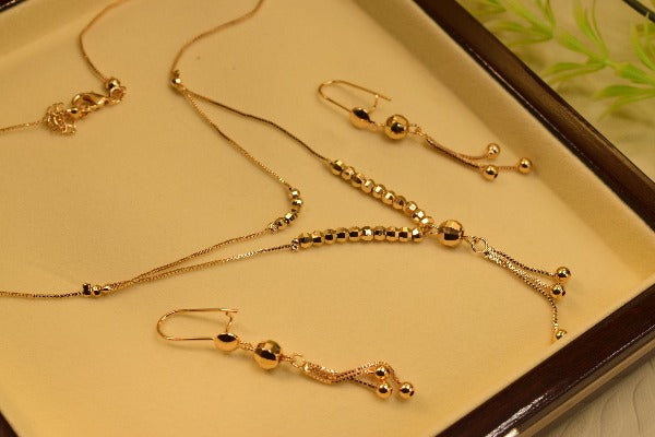 Stylish Gold Plated Necklace Set for Girls/Women