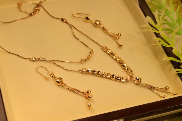 Stylish Gold Plated Necklace Set for Girls/Women