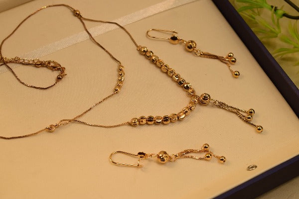 Stylish Gold Plated Necklace Set for Girls/Women