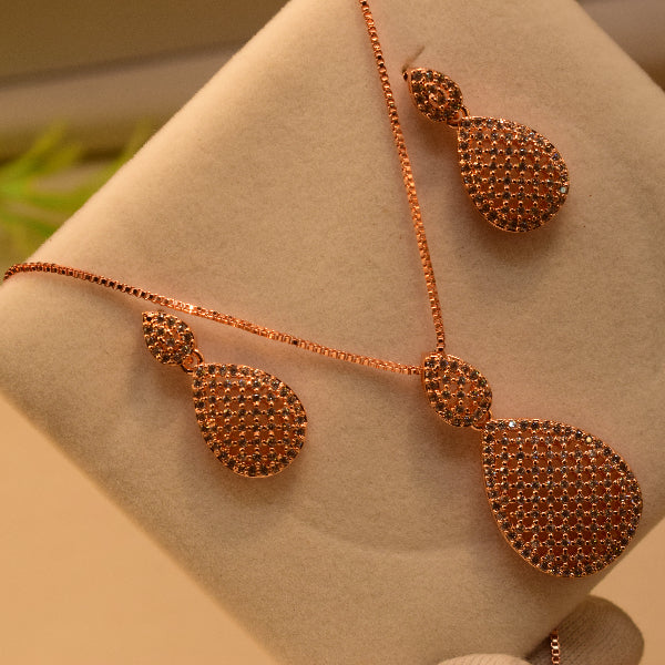 Luminous Unique Design Crystal Stones Necklace Set for Girls/Women