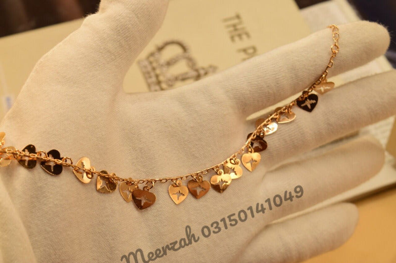 Beautiful Design Heart Beat Anklet for Girls/Women