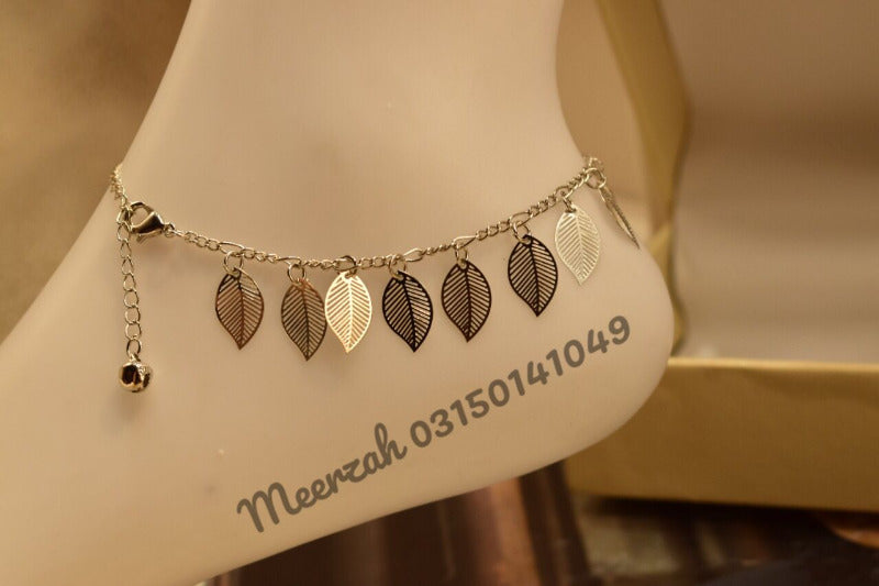 Beautiful  Fancy Leaf  Anklet for Girls/Women