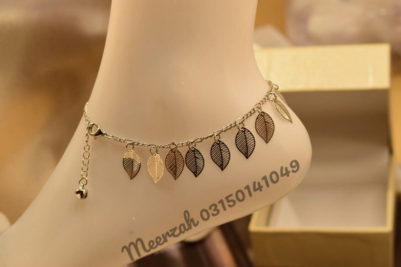 Beautiful  Fancy Leaf  Anklet for Girls/Women