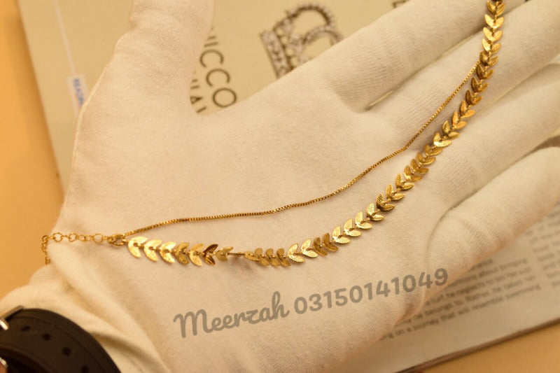 Design Gold Plated Anklet for Girls/Women