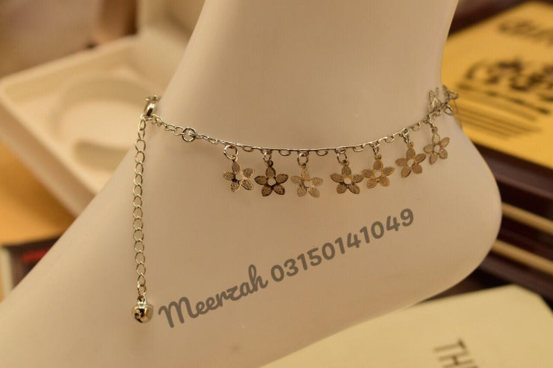 Design Silver Anklet for Girls/Women