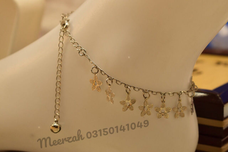 Design Silver Anklet for Girls/Women