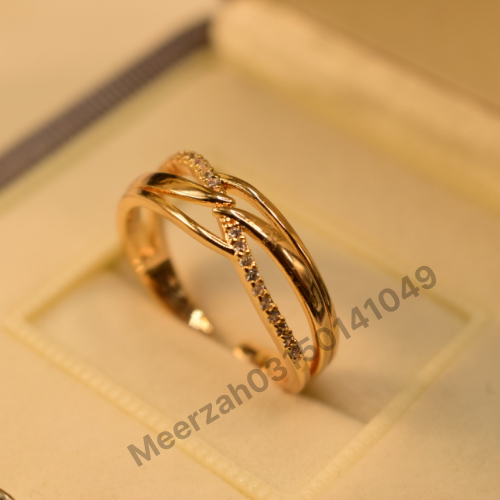 Unique Design Gold Plated Ring for Girls/Women