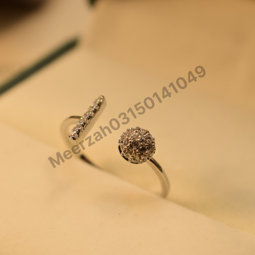 Stylish Design Silver Plated Ring for Girls/Women