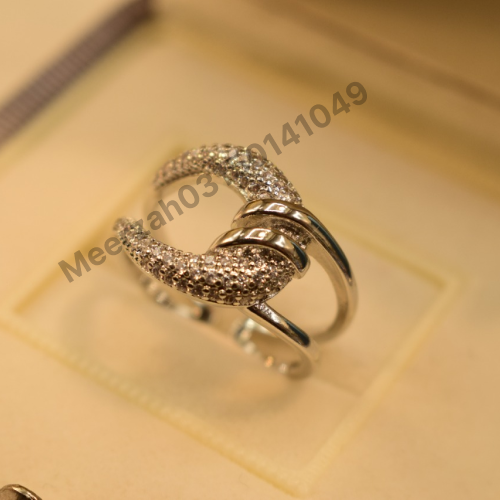 Unique Design Silver Plated Ring for Girls/Women