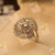 Fancy Silver Cut Stone Crystal Ring for Girls/Women - Meerzah