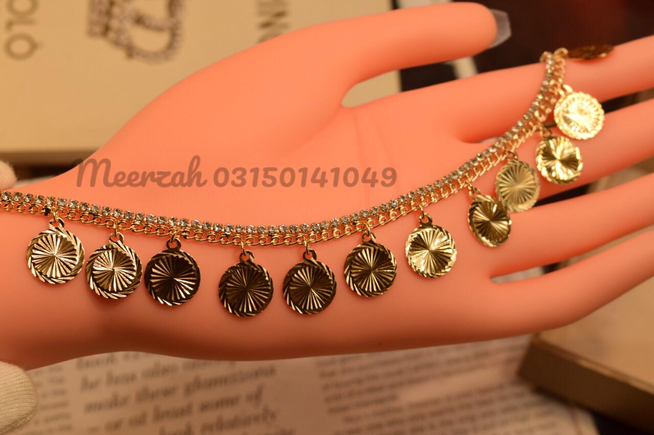 Stylish Fancy Gold Plated Anklet for Girls/Women