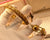 Antique Chain Jhoomer Golden Bangle for Girls/Women - Meerzah