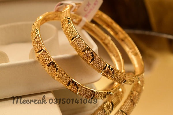 Stylish Karay Gold Design Bangles Set for Girls/Women