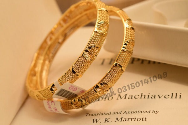 Stylish Karay Gold Design Bangles Set for Girls/Women