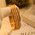 18k Elgant Design Gold Plated Bangles set for Girls/Women